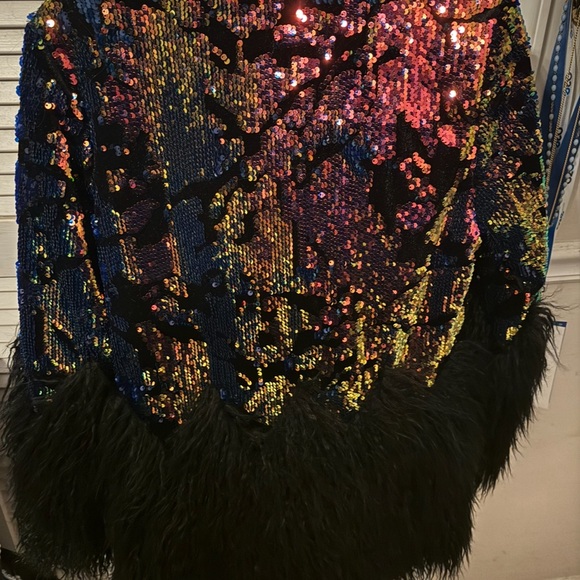 Fabulous Furs Sequin Jacket Donna salyers - Picture 4 of 5